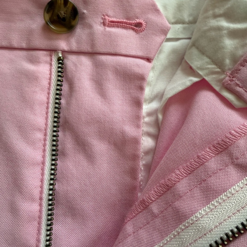Brooks Brothers Light Pink Flat Front Men's Shorts. 38 Waist EUC Dry Cleaned - Picture 14 of 16